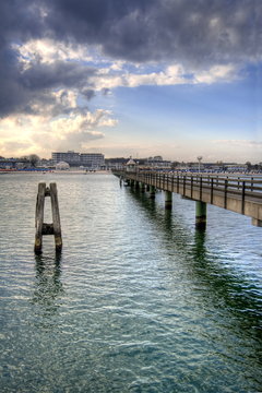 Gr&ouml;mitz, Ostsee - Seebr&uuml;cke