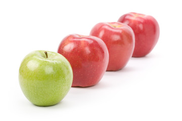 Green Apple red apple