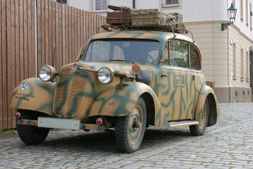 vintage military car 1