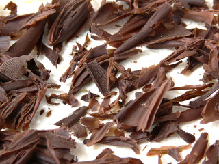 Schokoraspel auf Schwarzwälder Torte