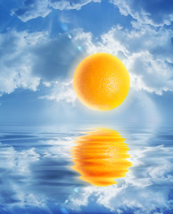 orange sunrise