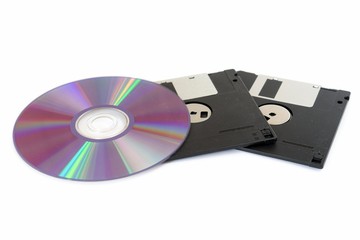 CD and floppy disk