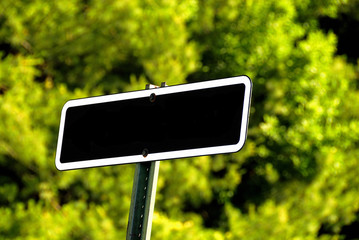 Blank Sign board