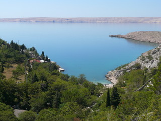 view of the sea and mountains