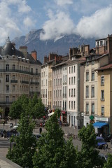 Fototapeta na wymiar Place Notre Dame Grenoble