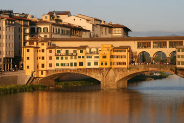 Naklejka premium ponte vechio