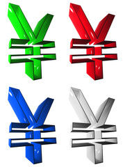 Obraz premium page with 4 symbol 3D 004 at 9000