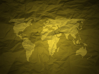 world map gold texture