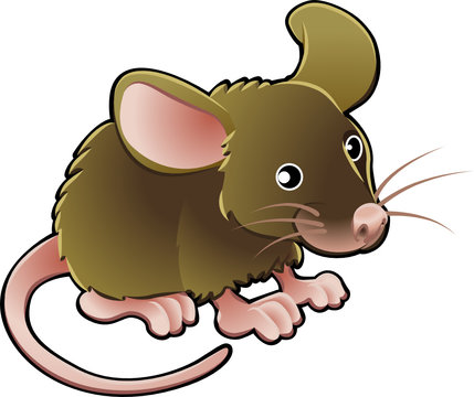 recommend clip art: Cute Mouse Vector Illustration