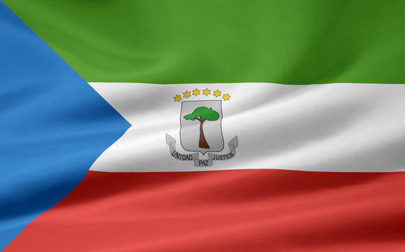 Äquatorialguineische Flagge