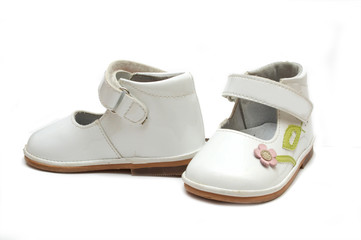 baby shoes isolated on white..