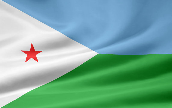 Dschibutische Flagge