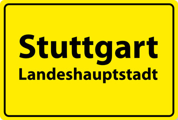 Schild Stuttgart
