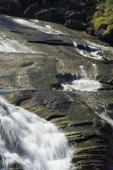 Waterfall, mountain river