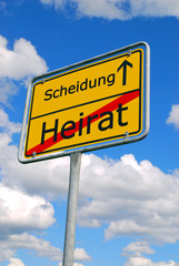 Heirat - Scheidung