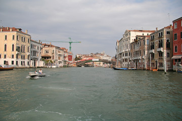 Le grand canal de Venise 