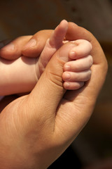 daughter's thumb up