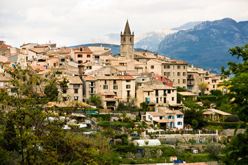 Fototapeta na wymiar Village provençal (Le Broc)