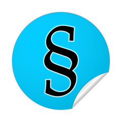 Obraz premium aufkleber paragraph