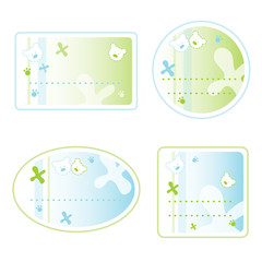 Set of Labels for kids