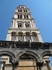 Fototapeta na wymiar old tower in split, croatia