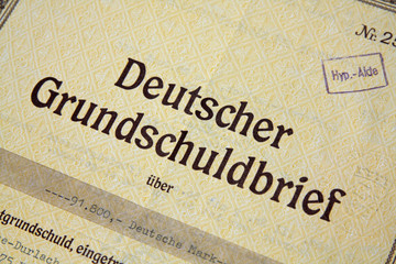 Deutscher Grundschuldbrief
