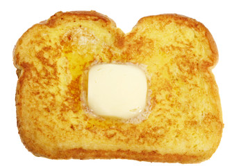 french toast with butter