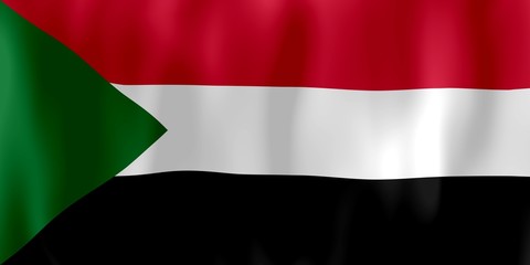 soudan drapeau froissé sudan crumpled flag