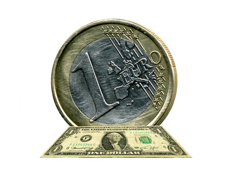 euro versus dollar