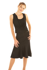 Sexy brunette businesswoman