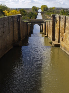 Canal de Castilla en Fromista