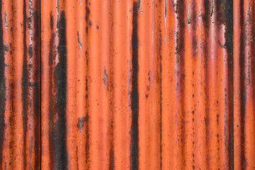 Rusted metal texture with border