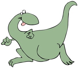 Running Dinosaur