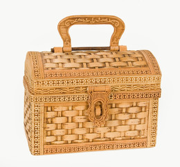 Russian Folk Birchbark box