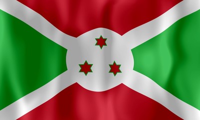 burundi drapeau froissé crumpled flag