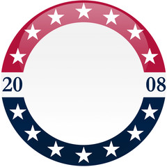 2008 Elections Round Button - 7486220