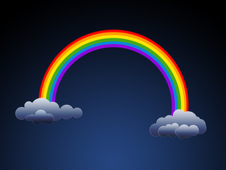 Rainbow Dream Clouds