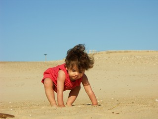 enfant à la plage