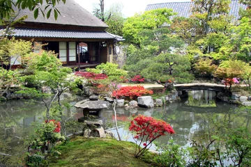 Foto op Canvas Japanese garden in Nara © Delphotostock