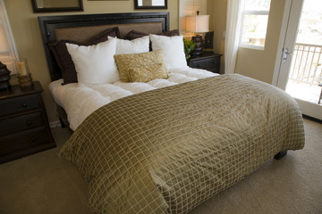 Obraz premium Modern luxury home bedroom.