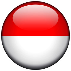 Drapeau Indonésie 3D