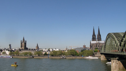 Kölner Rheinseite