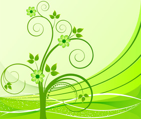 Floral background  vector