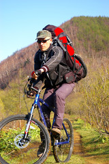 Obraz premium The Bicyclist