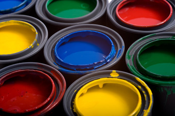 Fototapeta premium Cans of Paint