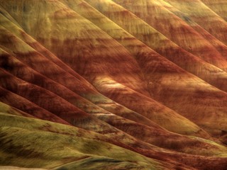 The Painted Hills closeup