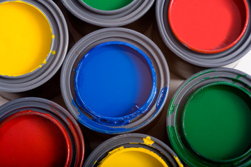 Fototapeta premium Cans of Paint