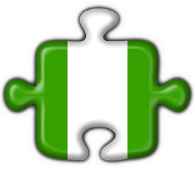 nigeria button flag puzzle shape