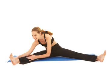 Fototapeta premium Pilates exercise series
