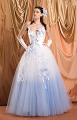 Fototapeta premium The bride and dress
